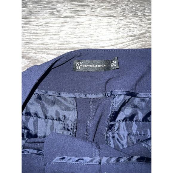 NY&C Womens Size 12 Average Navy Trousers - Picture 3 of 7